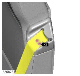 Front Row Center Seatbelt Retractor